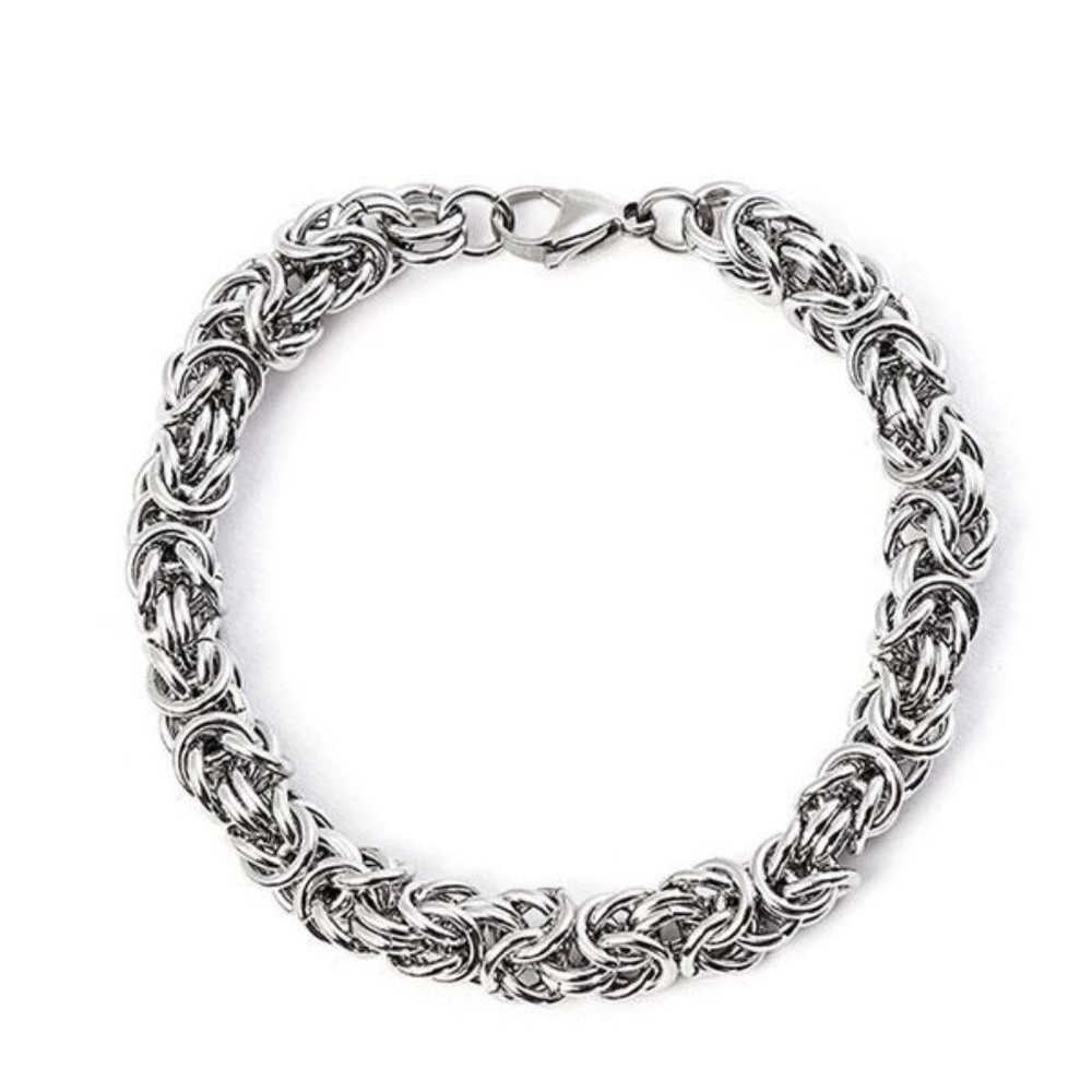 Simple Titanium Steel Unisex Bracelet